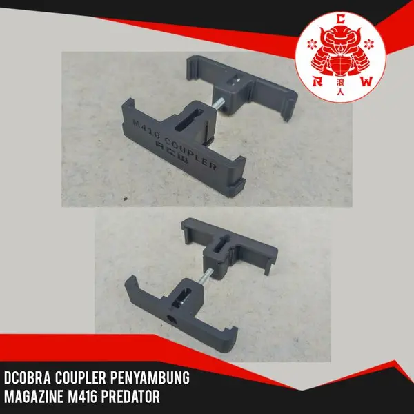 Coupler Penyambung Mag Dcobra M416 Predator Spring Custom Dual Mag